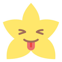 squinting star emoji