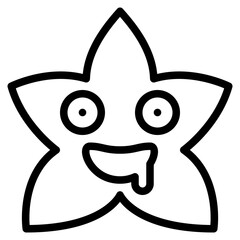 drooling star emoji