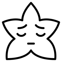sad star emoji