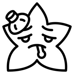 sick star emoji