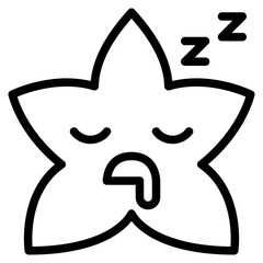 sleeping star emoji