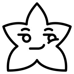 smirking star emoji