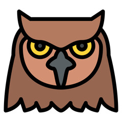 owl animal face avatar zoo