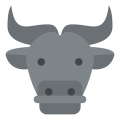 buffalo animal face avatar zoo
