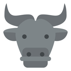 buffalo animal face avatar zoo