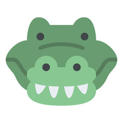 crocodile animal face avatar zoo