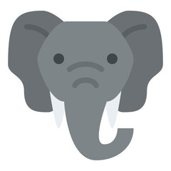 elephant animal face avatar zoo