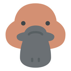 platypus animal face avatar zoo