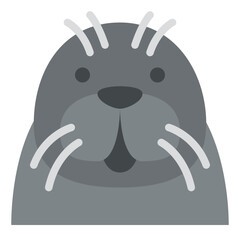 seal animal face avatar zoo