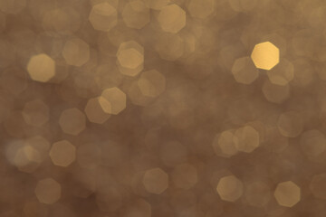 Abstract yellow lights blur background