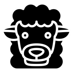sheep animal face avatar zoo