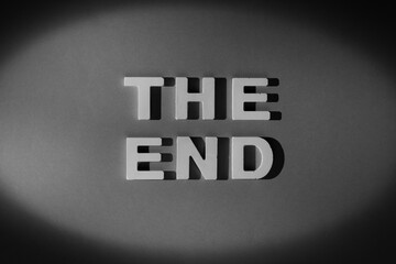 The End - Old movie ending screen - 540444212