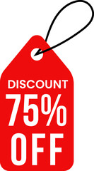 Price tag sale banner ribbon