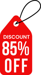 Price tag sale banner ribbon