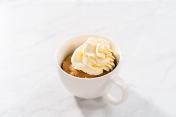 Pumpkin mug cake