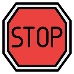 stop traffic sign