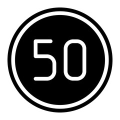 speed limit traffic sign