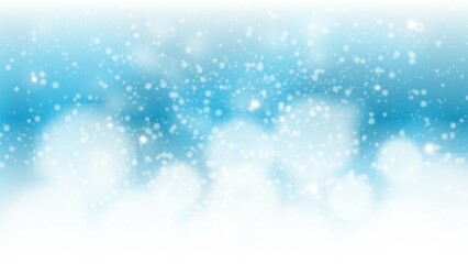 sparkling or twinkle snowly blue shiny bubbles abstract background.