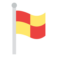 offside flag football team soccer sport club