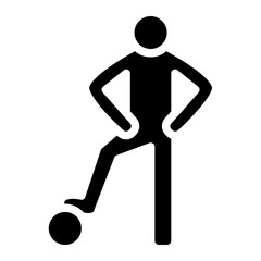 soccer player pose football team sport club