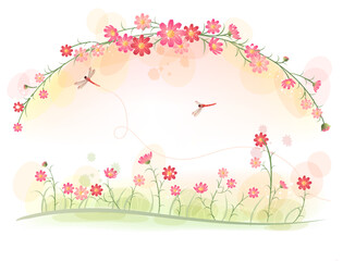 pink spring background