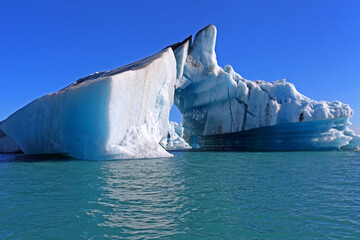 Jokulsarlon - the ice lagoon in diamond beach, Vatnajokull National Park, Iceland