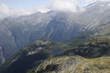The view from Zitterauer Tisch mountain, Bad Gastein, Austria	