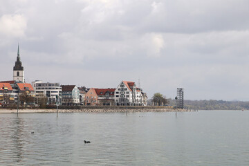 The view of Friedrichshafen, Baden-Wuerttemberg, Germany	