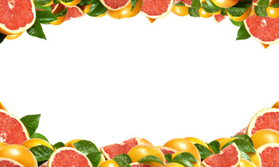 Grapefruit isolated