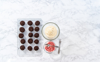 Peppermint White Chocolate Cookies