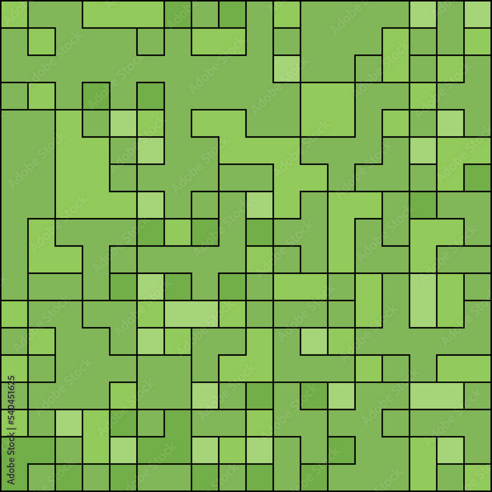 Poster pixel background. the concept of games background. squares pattern background. minecraft concept. ve