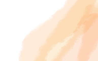 Naklejka premium Orange gradient pastel watercolor background