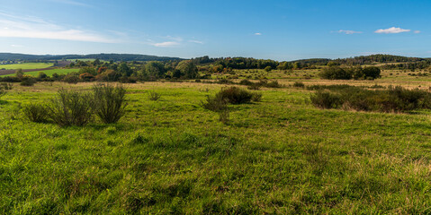  Naturschutzgebiet Großer Weidenteich protected landscape area near Plazen city in Germany