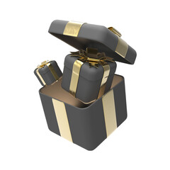 golden gift box