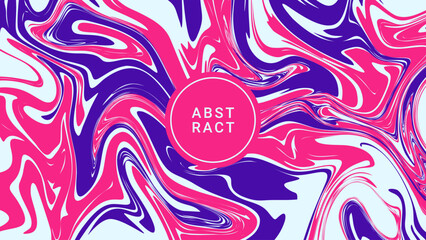 Vibrant neon colorful liquid abstract background