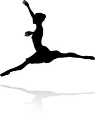 Ballet Dancer Dancing Silhouette © Christos Georghiou