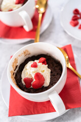 Chocolate mug cake