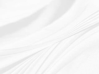 Fototapeta na wymiar elegrance soft fabric white abstract smooth curve shape decorative fashion textile background