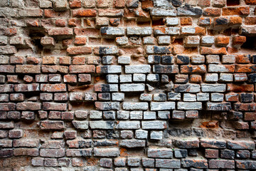 ancient brick wall background grunge