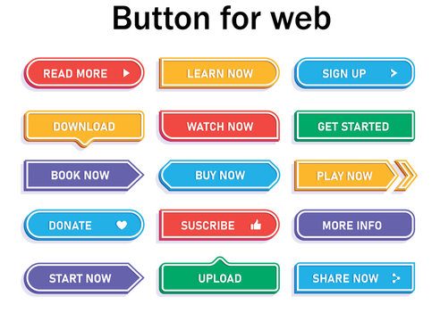 cta web button collection