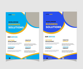 Creative Flayer design template for business