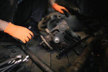 car suspension ball joint replacement.