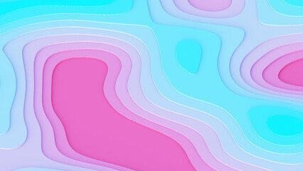 Abstract colorful gradient background for presentations or banners. 3D rendering.