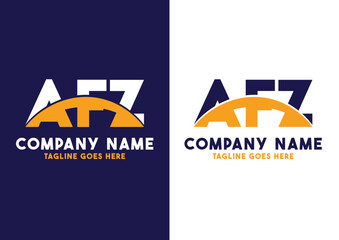 Letter AFZ logo design vector template, AFZ logo