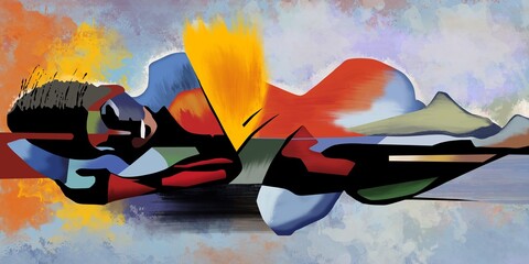 Abstraction woman 