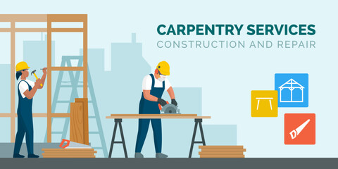 Carpentry service: construction and repair