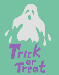 happy halloween ghost background design 