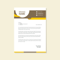 Modern letterhead design	