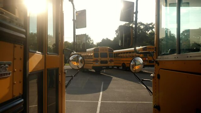 Between school buses