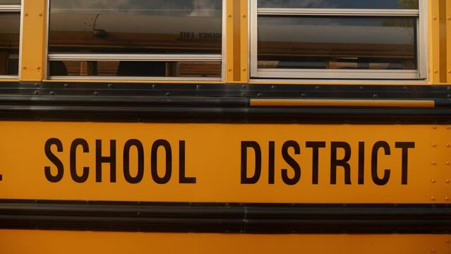 School district on bus